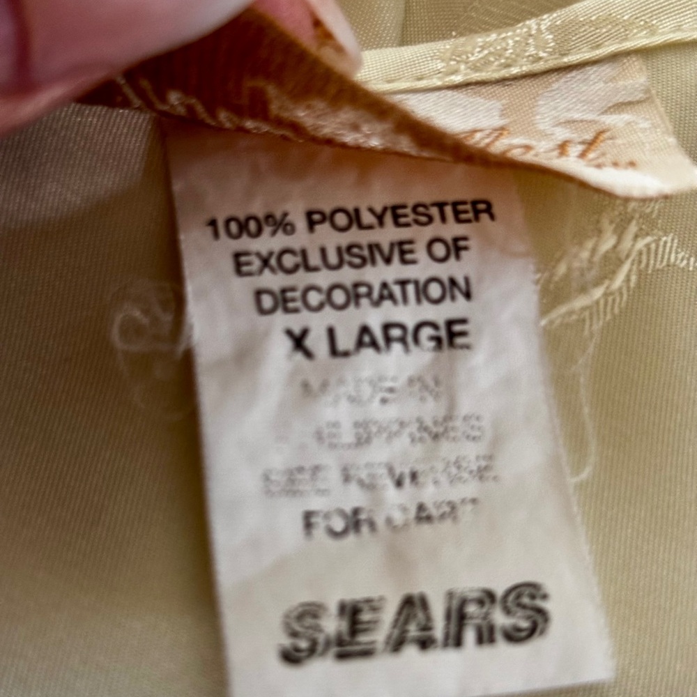 Vintage Open Side Lace-up Negligee - Size XL - Picture 9 of 12